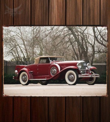 Металлическая табличка Duesenberg J 340 Convertible Coupe by Murphy